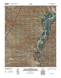 Romero Canyon New Mexico Historical topographic map, 1:24000 scale, 7.5 X 7.5 Minute, Year 2010