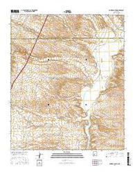 Romero Canyon New Mexico Current topographic map, 1:24000 scale, 7.5 X 7.5 Minute, Year 2017