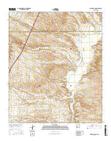 Romero Canyon New Mexico Current topographic map, 1:24000 scale, 7.5 X 7.5 Minute, Year 2017