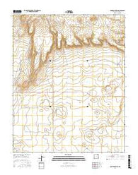 Romero Spring New Mexico Current topographic map, 1:24000 scale, 7.5 X 7.5 Minute, Year 2017