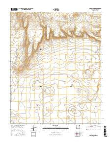 Romero Spring New Mexico Current topographic map, 1:24000 scale, 7.5 X 7.5 Minute, Year 2017