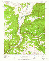 Rosa New Mexico Historical topographic map, 1:24000 scale, 7.5 X 7.5 Minute, Year 1954
