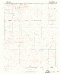 Rosebud New Mexico Historical topographic map, 1:24000 scale, 7.5 X 7.5 Minute, Year 1966