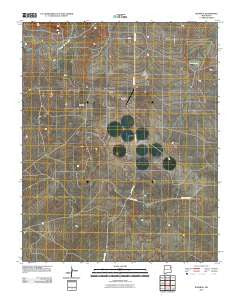 Rosebud New Mexico Historical topographic map, 1:24000 scale, 7.5 X 7.5 Minute, Year 2010