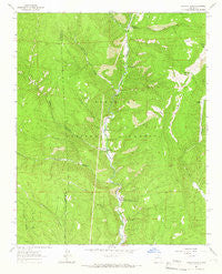 Rosilla Peak New Mexico Historical topographic map, 1:24000 scale, 7.5 X 7.5 Minute, Year 1961