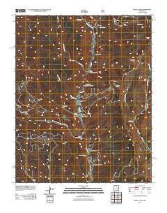 Rosilla Peak New Mexico Historical topographic map, 1:24000 scale, 7.5 X 7.5 Minute, Year 2011