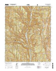 Rosilla Peak New Mexico Current topographic map, 1:24000 scale, 7.5 X 7.5 Minute, Year 2017