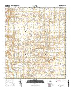 Ross Ranch New Mexico Current topographic map, 1:24000 scale, 7.5 X 7.5 Minute, Year 2017