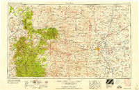 Roswell New Mexico Historical topographic map, 1:250000 scale, 1 X 2 Degree, Year 1958