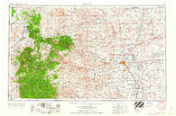 Roswell New Mexico Historical topographic map, 1:250000 scale, 1 X 2 Degree, Year 1962