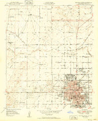 Roswell North New Mexico Historical topographic map, 1:24000 scale, 7.5 X 7.5 Minute, Year 1949