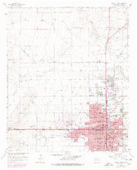 Roswell North New Mexico Historical topographic map, 1:24000 scale, 7.5 X 7.5 Minute, Year 1962