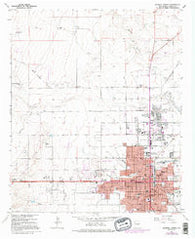 Roswell North New Mexico Historical topographic map, 1:24000 scale, 7.5 X 7.5 Minute, Year 1962