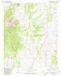 Rough Mountain New Mexico Historical topographic map, 1:24000 scale, 7.5 X 7.5 Minute, Year 1981