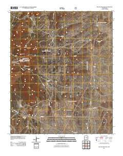Rough Mountain New Mexico Historical topographic map, 1:24000 scale, 7.5 X 7.5 Minute, Year 2011