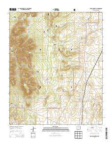 Rough Mountain New Mexico Historical topographic map, 1:24000 scale, 7.5 X 7.5 Minute, Year 2013