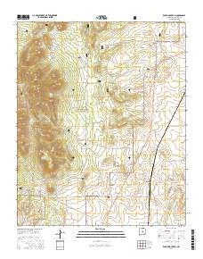 Rough Mountain New Mexico Current topographic map, 1:24000 scale, 7.5 X 7.5 Minute, Year 2017