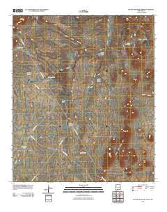 Rough and Ready Hills New Mexico Historical topographic map, 1:24000 scale, 7.5 X 7.5 Minute, Year 2010