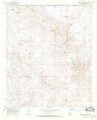 Round Mountain New Mexico Historical topographic map, 1:24000 scale, 7.5 X 7.5 Minute, Year 1967