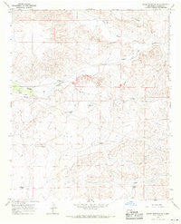 Round Mountain SE New Mexico Historical topographic map, 1:24000 scale, 7.5 X 7.5 Minute, Year 1967