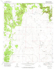 Round Top New Mexico Historical topographic map, 1:24000 scale, 7.5 X 7.5 Minute, Year 1972