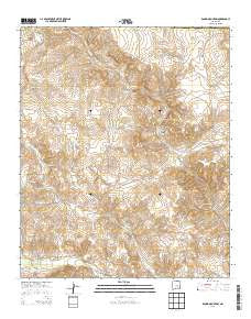 Round Mountain New Mexico Historical topographic map, 1:24000 scale, 7.5 X 7.5 Minute, Year 2013