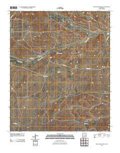 Round Mountain SE New Mexico Historical topographic map, 1:24000 scale, 7.5 X 7.5 Minute, Year 2010