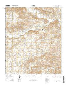 Round Mountain SE New Mexico Historical topographic map, 1:24000 scale, 7.5 X 7.5 Minute, Year 2013
