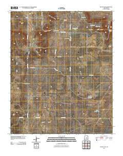 Round Top New Mexico Historical topographic map, 1:24000 scale, 7.5 X 7.5 Minute, Year 2010