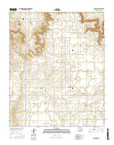 Round Top New Mexico Current topographic map, 1:24000 scale, 7.5 X 7.5 Minute, Year 2017