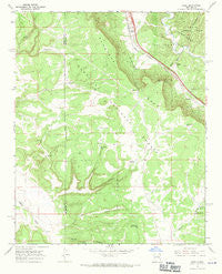 Rowe New Mexico Historical topographic map, 1:24000 scale, 7.5 X 7.5 Minute, Year 1966