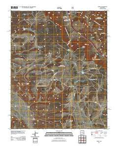 Rowe New Mexico Historical topographic map, 1:24000 scale, 7.5 X 7.5 Minute, Year 2011