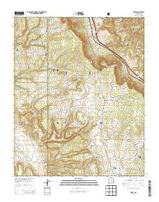 Rowe New Mexico Historical topographic map, 1:24000 scale, 7.5 X 7.5 Minute, Year 2013