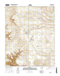 Roy New Mexico Current topographic map, 1:24000 scale, 7.5 X 7.5 Minute, Year 2017