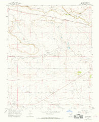 Royce New Mexico Historical topographic map, 1:24000 scale, 7.5 X 7.5 Minute, Year 1966