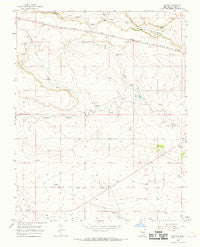 Royce New Mexico Historical topographic map, 1:24000 scale, 7.5 X 7.5 Minute, Year 1966