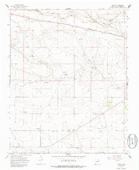 Royce New Mexico Historical topographic map, 1:24000 scale, 7.5 X 7.5 Minute, Year 1966