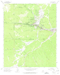 Ruidoso New Mexico Historical topographic map, 1:24000 scale, 7.5 X 7.5 Minute, Year 1963