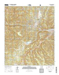 Ruidoso New Mexico Current topographic map, 1:24000 scale, 7.5 X 7.5 Minute, Year 2013