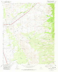Sabinata Flat New Mexico Historical topographic map, 1:24000 scale, 7.5 X 7.5 Minute, Year 1982