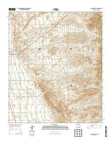 Sabinata Flat New Mexico Current topographic map, 1:24000 scale, 7.5 X 7.5 Minute, Year 2013