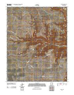 Sabino New Mexico Historical topographic map, 1:24000 scale, 7.5 X 7.5 Minute, Year 2010
