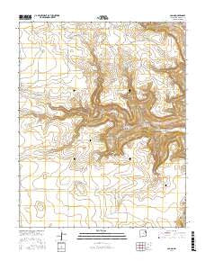 Sabino New Mexico Current topographic map, 1:24000 scale, 7.5 X 7.5 Minute, Year 2017