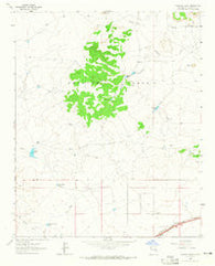 Sacaton Draw New Mexico Historical topographic map, 1:24000 scale, 7.5 X 7.5 Minute, Year 1963