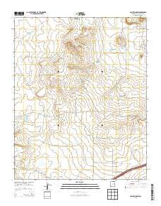 Sacaton Draw New Mexico Historical topographic map, 1:24000 scale, 7.5 X 7.5 Minute, Year 2013