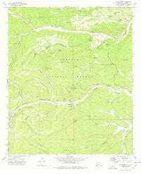 Sacramento New Mexico Historical topographic map, 1:24000 scale, 7.5 X 7.5 Minute, Year 1974