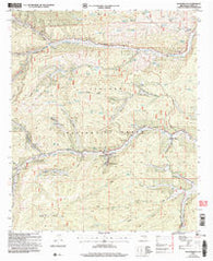 Sacramento New Mexico Historical topographic map, 1:24000 scale, 7.5 X 7.5 Minute, Year 2004