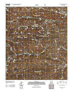Sacramento New Mexico Historical topographic map, 1:24000 scale, 7.5 X 7.5 Minute, Year 2011