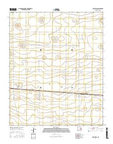 Saint Vrain New Mexico Current topographic map, 1:24000 scale, 7.5 X 7.5 Minute, Year 2017