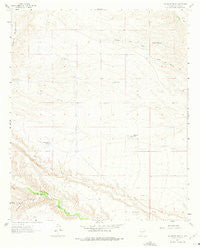 Saladone Tank New Mexico Historical topographic map, 1:24000 scale, 7.5 X 7.5 Minute, Year 1961